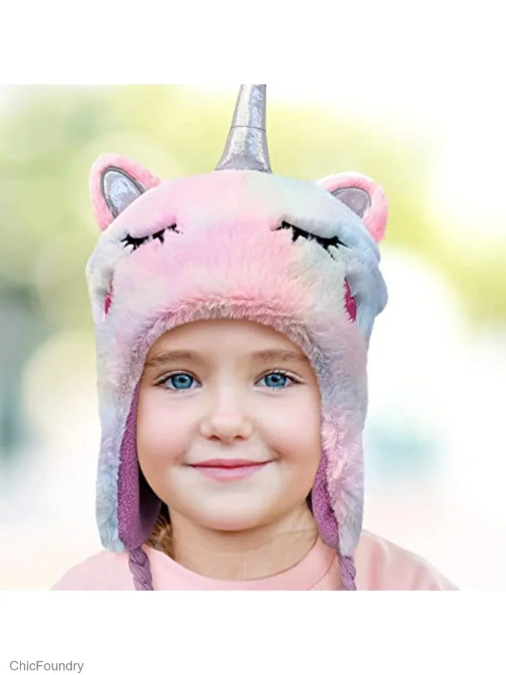 Toddler Winter Hat & Gloves Set Acrylic Knit Micro-Fleece Lining